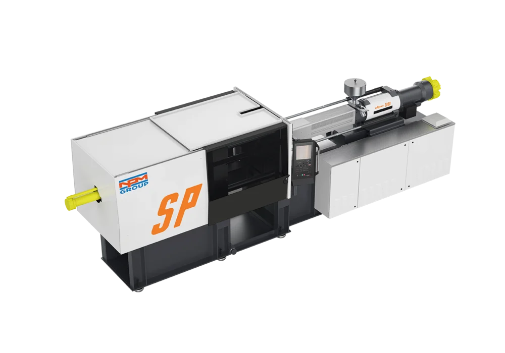 Injection molding machines for thermoplastics with low energy consumption